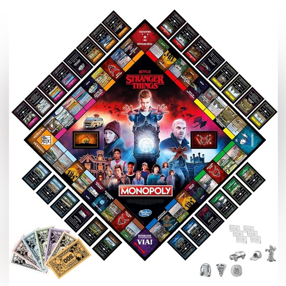 Hasbro Gaming Monopoly Stranger Things Board Game - Picture 4 of 6